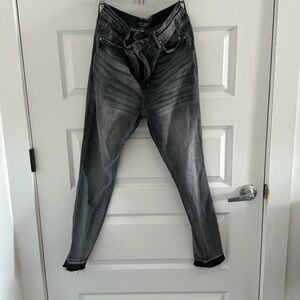 Judy Blue 50 Shades of Grey High Rise Grey Wash Tummy Control Skinny Jeans